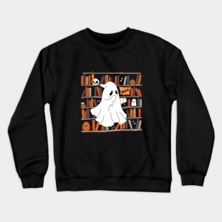 Ghost and library Crewneck Sweatshirt